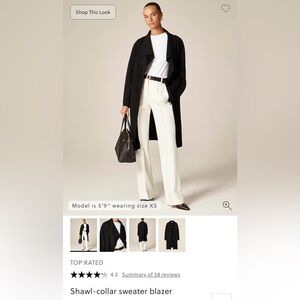 J. Crew Sweater Blazer